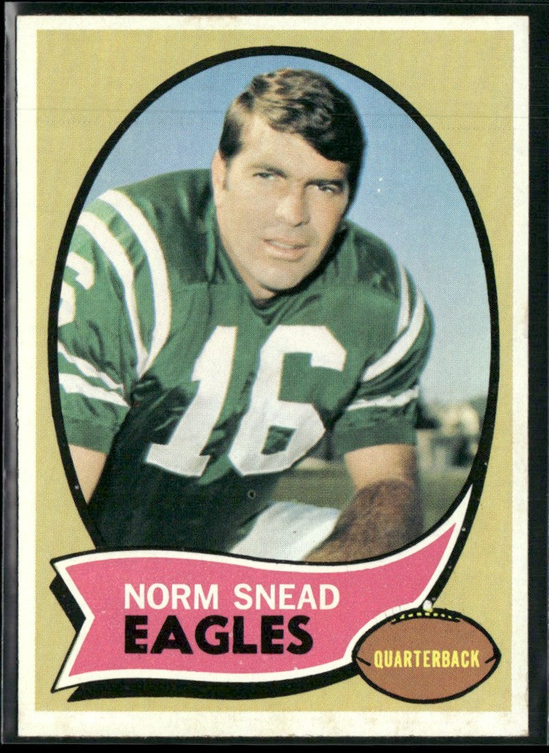 Norm Snead 1970 Topps #115 Philadelphia Eagles