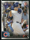 Kyle Schwarber 2016 Bowman RC #122 Chicago Cubs