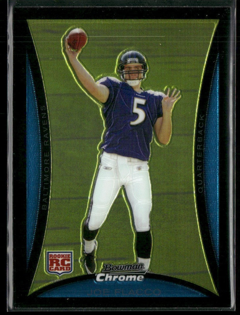 Joe Flacco 2008 Bowman Chrome RC #BC61 Baltimore Ravens