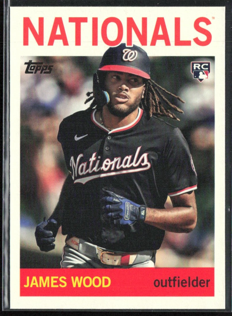 James Wood 2025 Topps Archives 1964 Design RC #64 Washington Nationals