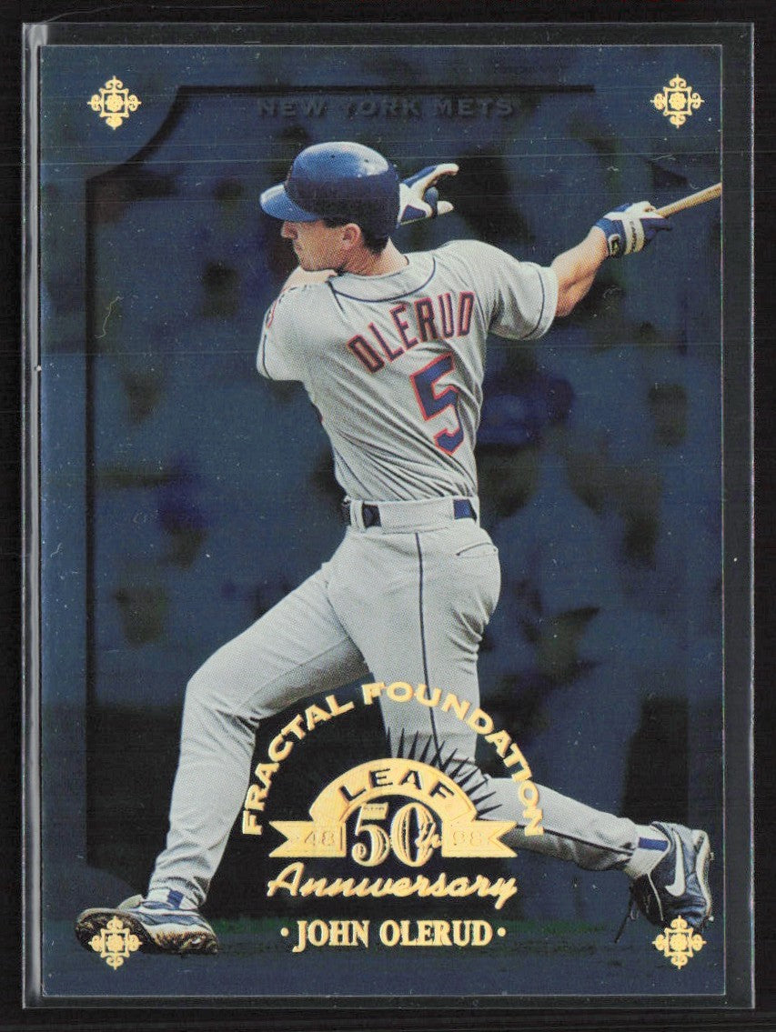 John Olerud 1998 Leaf Fractal Foundation /3999 #113 New York Mets