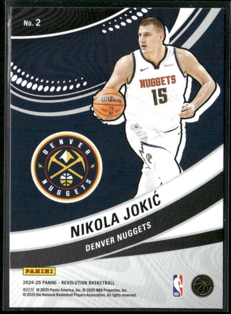 Nikola Jokic 2024 Panini Revolution Vortex #2 Denver Nuggets