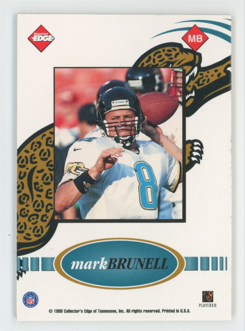 Mark Brunell 1998 Collector's Edge NFL Game Ball #MB Jacksonville Jaguars