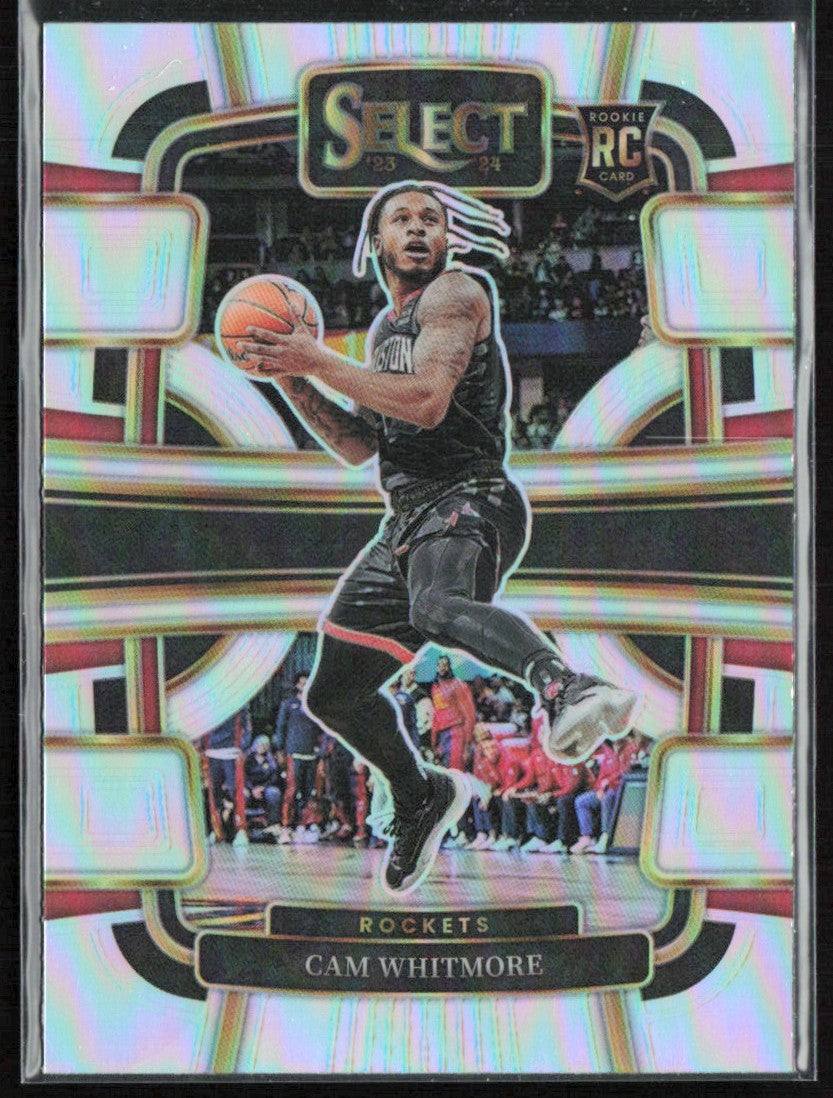 Cam Whitmore 2023 Panini Select Concourse Silver Prizm RC #69 Houston Rockets