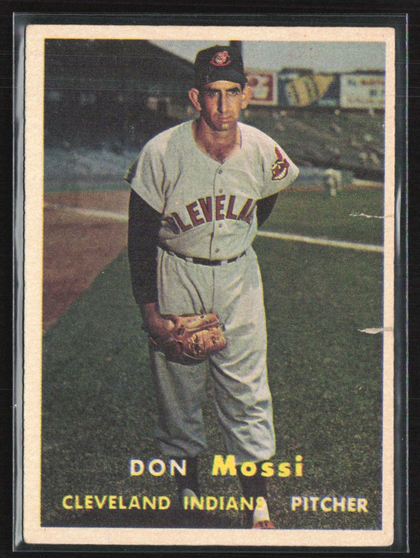 Don Mossi 1957 Topps #8 Cleveland Indians