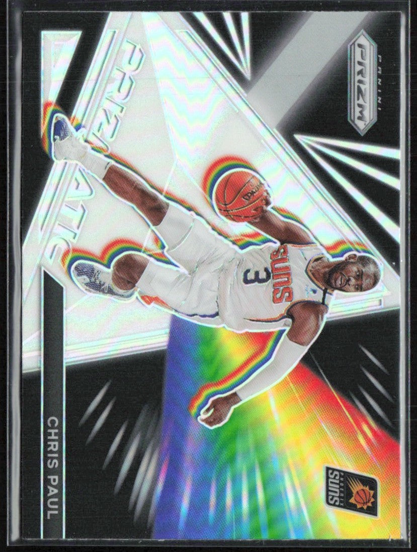 Chris Paul 2021 Panini Prizm Prizmatic Silver #18 Phoenix Suns