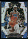 Shai Gilgeous-Alexander 2022 Panini Select Premier Silver Prizm #156