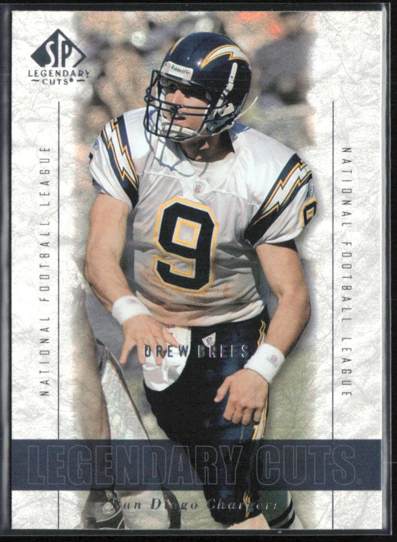 Drew Brees 2002 SP Legendary Cuts #45 San Diego Chargers