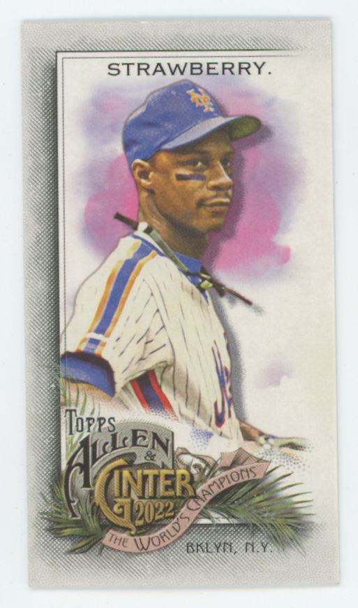 Darryl Strawberry 2022 Topps Allen Ginter Mini #309 New York Mets