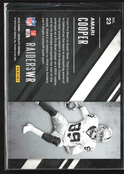 Amari Cooper 2016 Panini Absolute Football Xtreme Team #23 Oakland Raiders