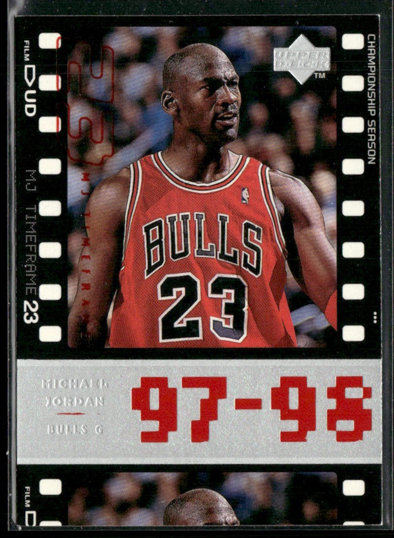Michael Jordan 1998 Upper Deck MJ TimeFrame #120 Chicago Bulls