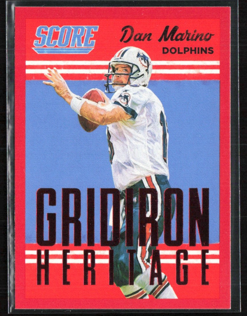 Dan Marino 2015 Score Gridiron Heritage Red #10 Miami Dolphins