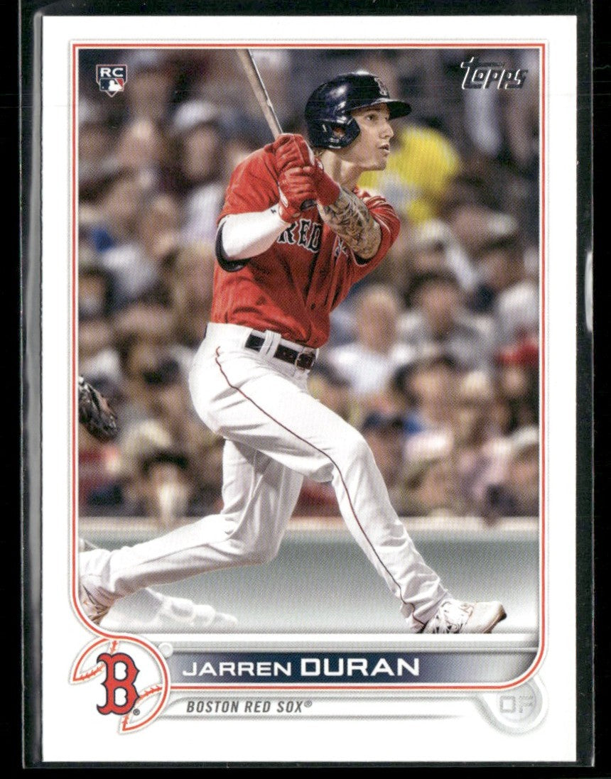 Jarren Duran 2022 Topps RC #187 Boston Red Sox