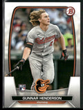 Gunnar Henderson 2023 Bowman RC #65 Baltimore Orioles