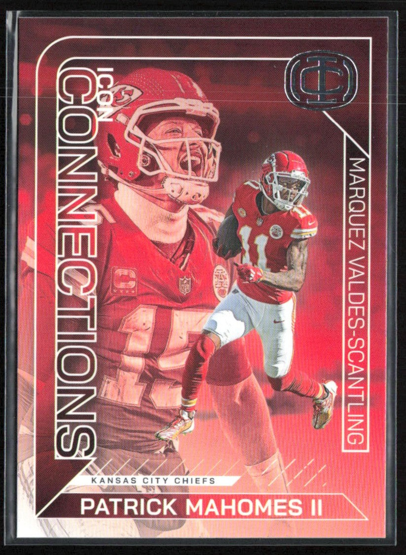 Patrick Mahomes II Valdes-Scantling 2025 Panini Icon Collection Connections