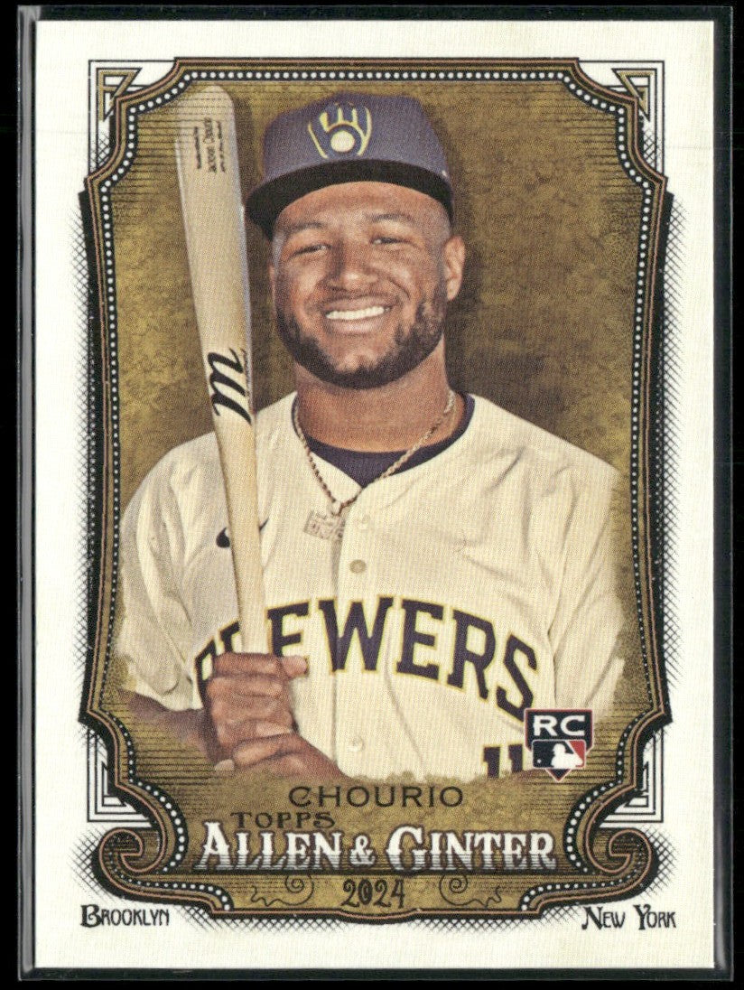 Jackson Chourio 2024 Topps Allen & Ginter RC #276 Milwaukee Brewers