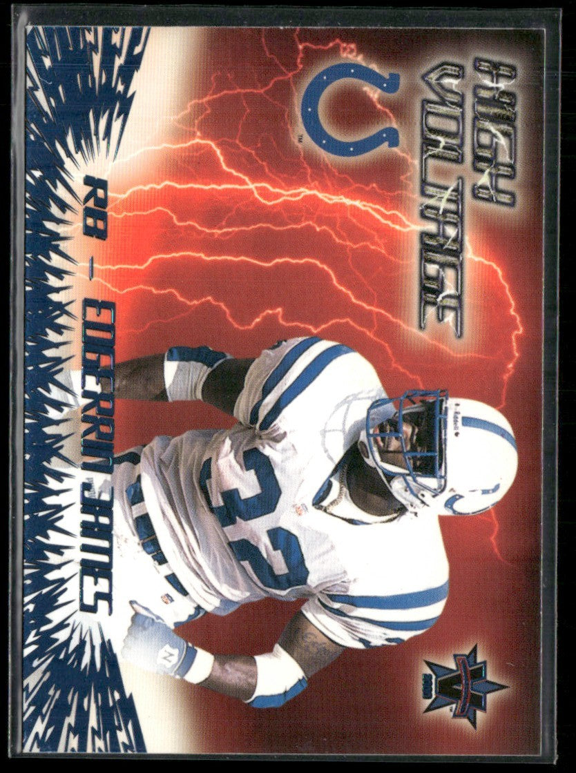 Edgerrin James 2000 Pacific Vanguard High Voltage #15 Indianapolis Colts
