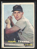 Frank Thomas 1957 Topps #140 Pittsburgh Pirates