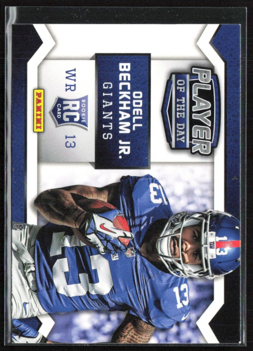 Odell Beckham Jr. 2014 Panini Player of the Day RC #RC-8 New York Giants