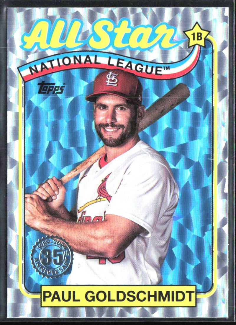 Paul Goldschmidt 2024 Topps 1989 Mega Box Foilboard All-Stars #89ASB-43