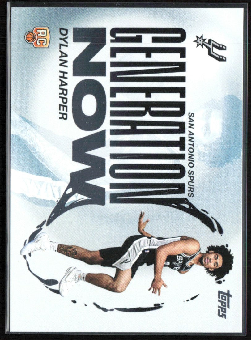Dylan Harper 2025 Topps Generation Now RC #GN-2 San Antonio Spurs