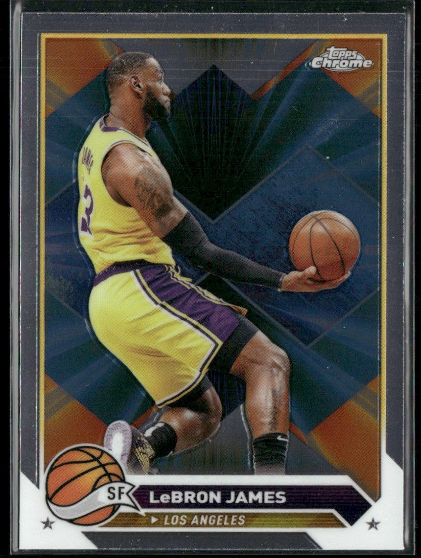 LeBron James 2024 Topps Chrome #23 Los Angeles Lakers