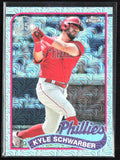 Kyle Schwarber 2024 Topps Chrome 1989 Silver Pack #2T89C-4 Philadelphia Phillies