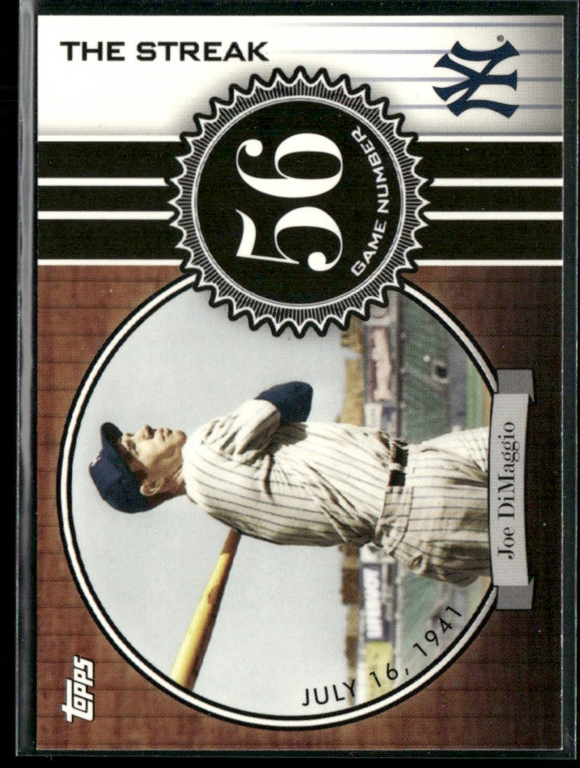 Joe DiMaggio 2007 Topps The Streak #JD56 New York Yankees