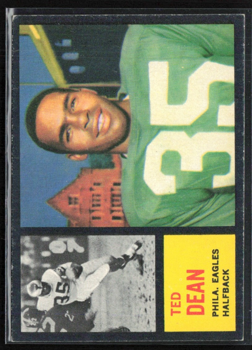 Ted Dean 1962 Topps #117 Philadelphia Eagles