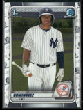 Jasson Dominguez 2020 Bowman Chrome 1st #BCP-8 New York Yankees