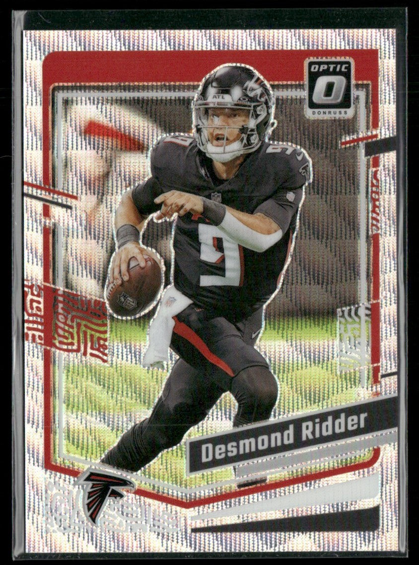 Desmond Ridder 2023 Donruss Optic Wave Prizm /300 #9 Atlanta Falcons