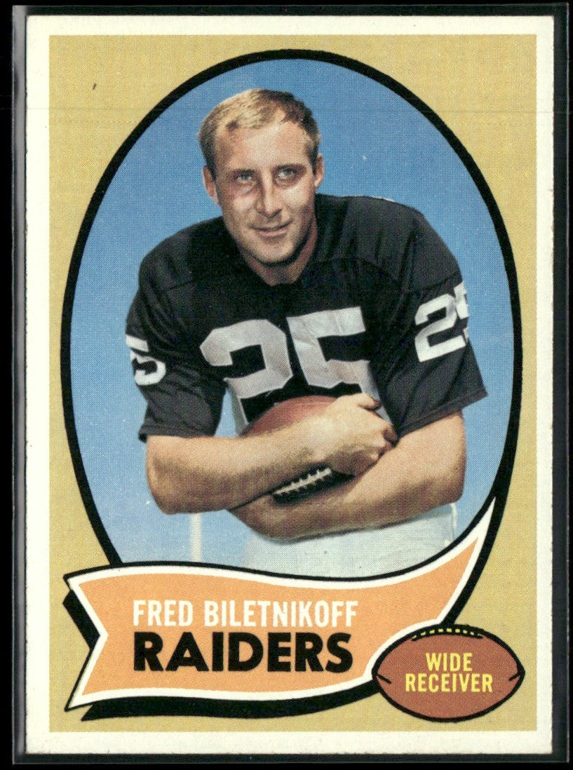 Fred Biletnikoff 1970 Topps #85 Oakland Raiders