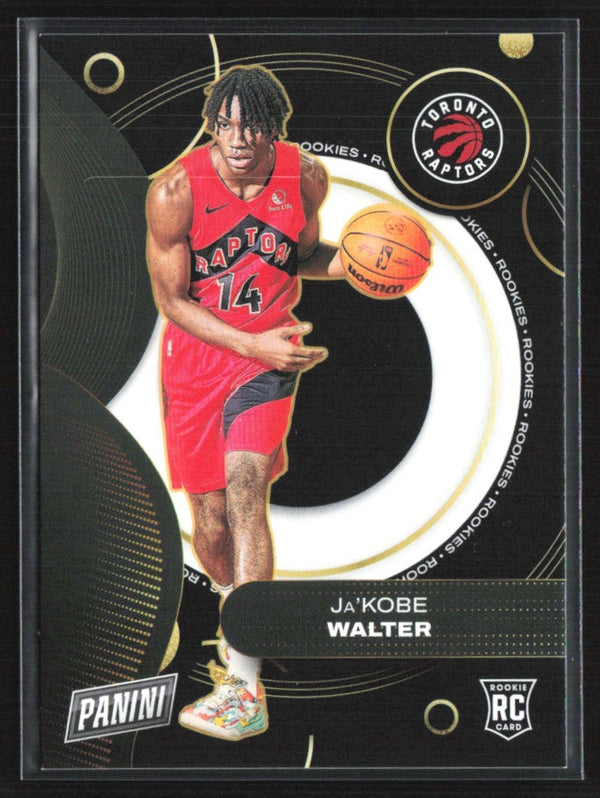 Ja'Kobe Walter 2024 Panini Player of the Day RC #RC19 Toronto Raptors