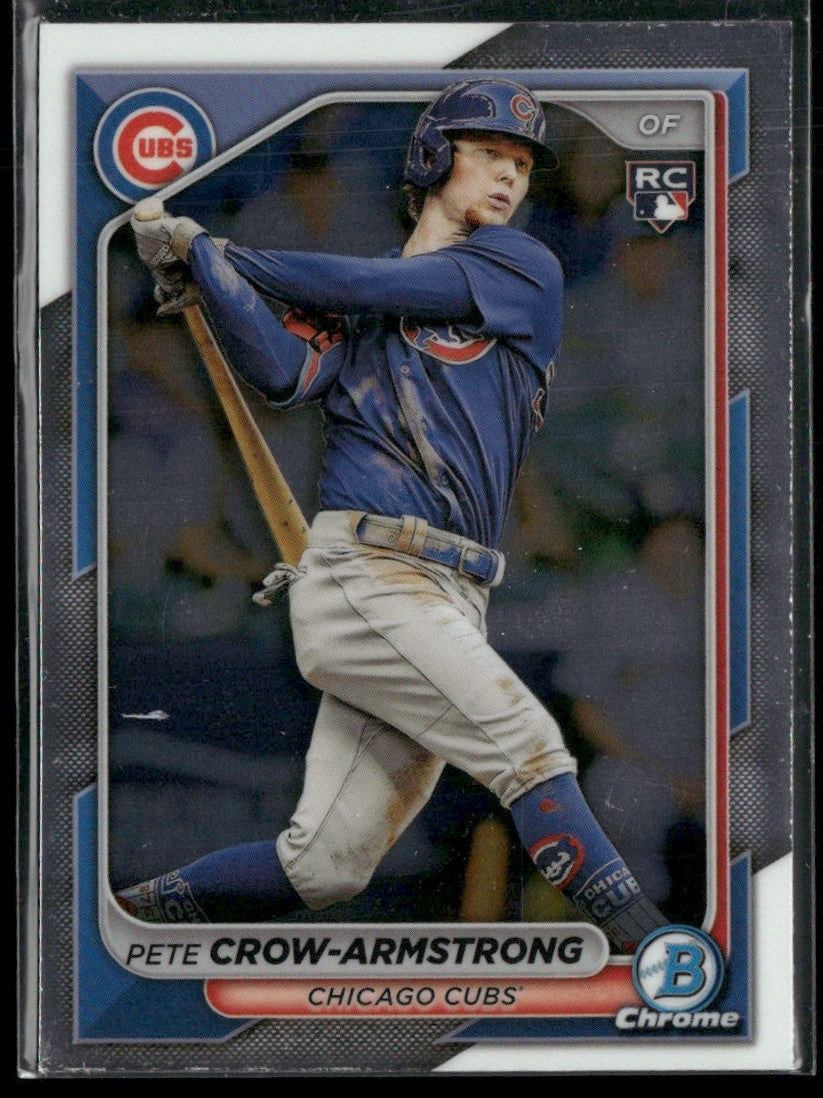 Pete Crow-Armstrong 2024 Bowman Chrome RC #45 Chicago Cubs