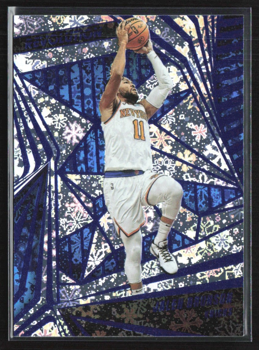 Jalen Brunson 2023 Panini Revolution Winter #73 New York Knicks