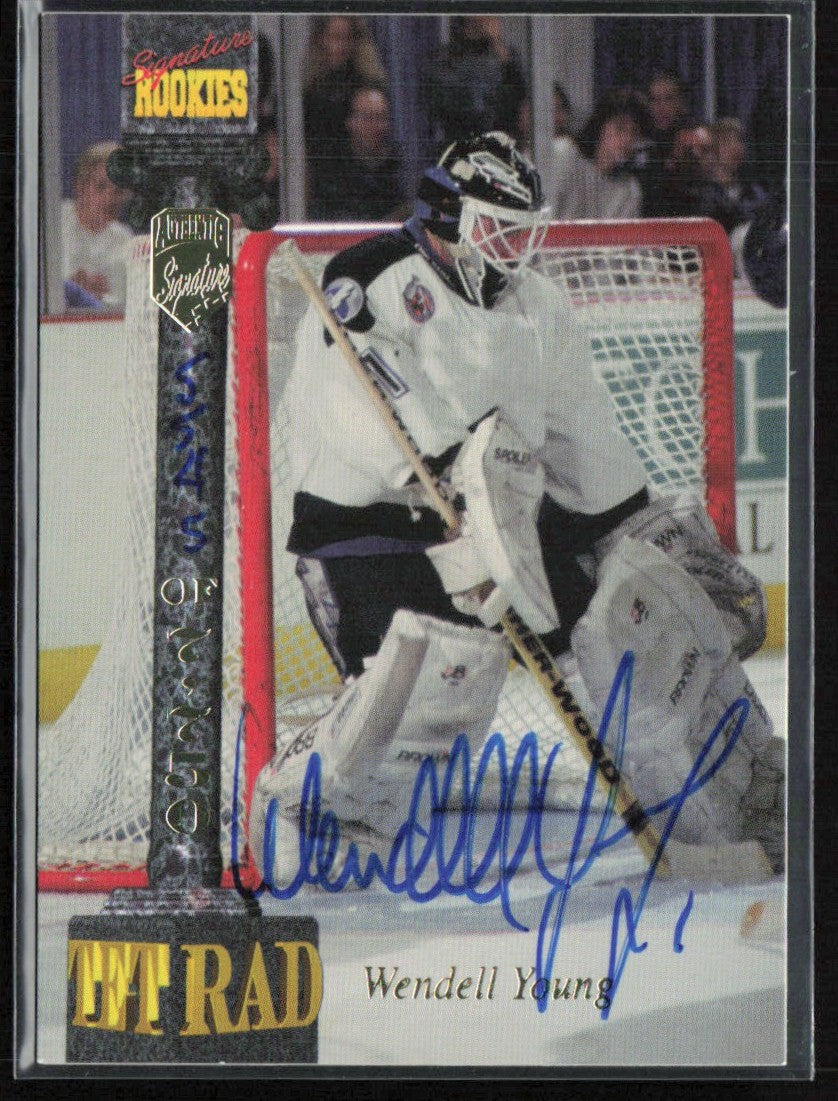 Wendell Young 1994 Signature Rookies TetRad AUTO /7750 #CXVIII