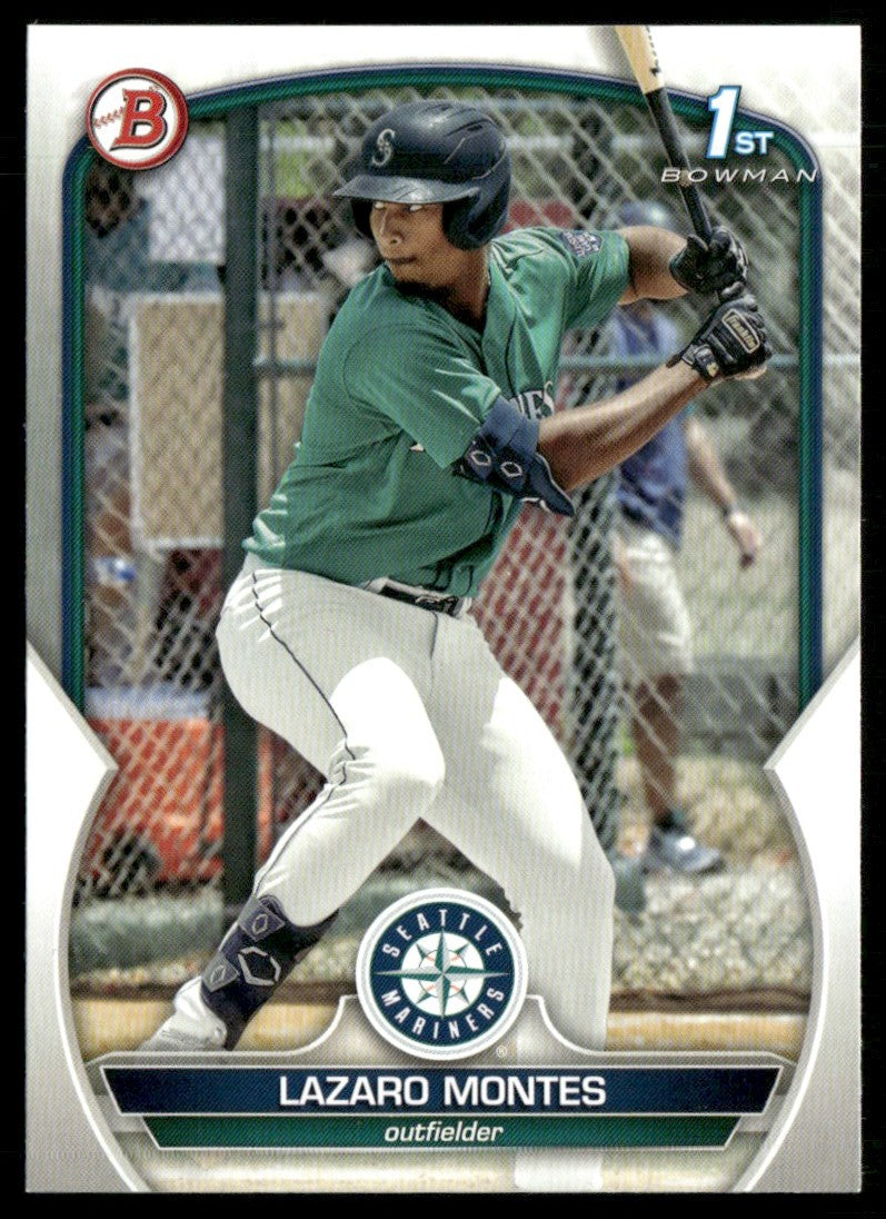 Lazaro Montes 2023 Bowman 1st #BP-58 Seattle Mariners