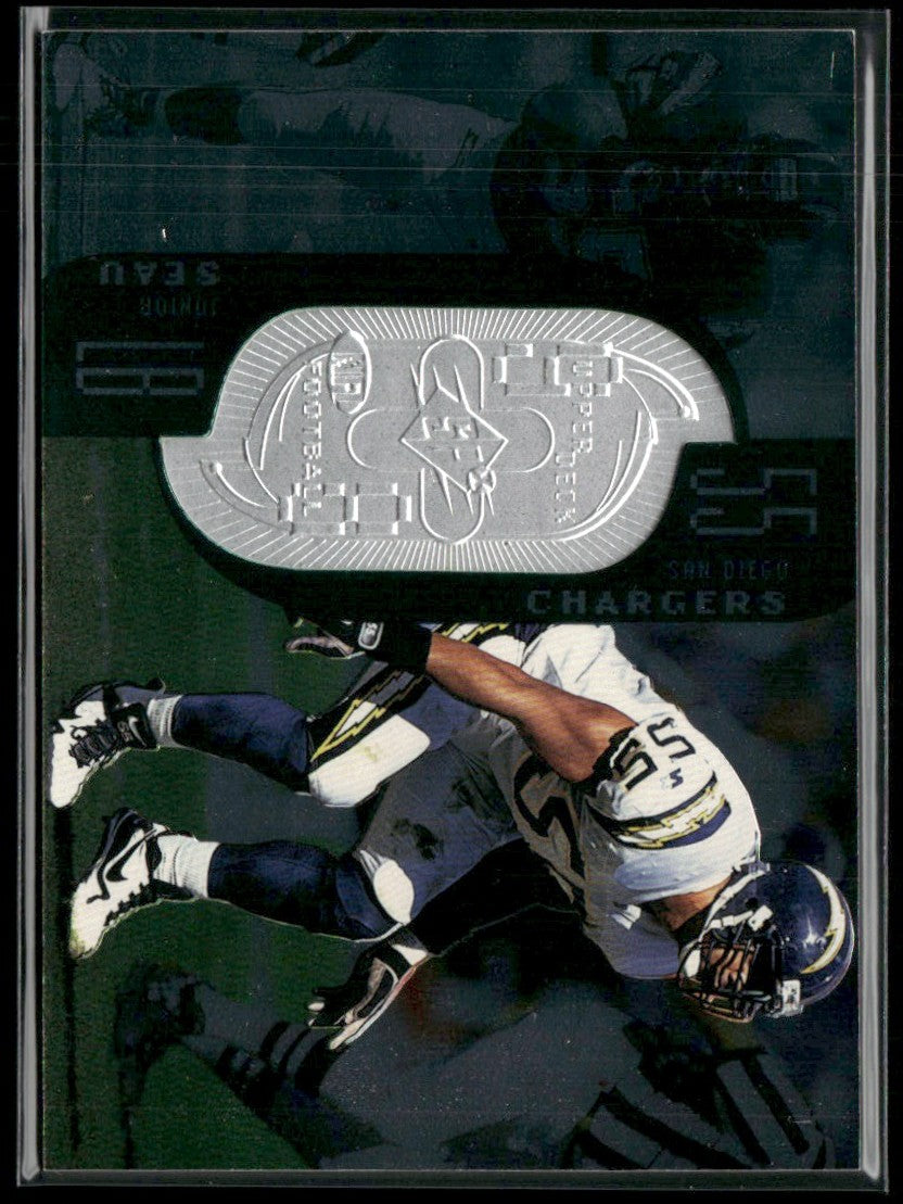 Junior Seau 1998 SPx Finite /7600 #74 San Diego Chargers
