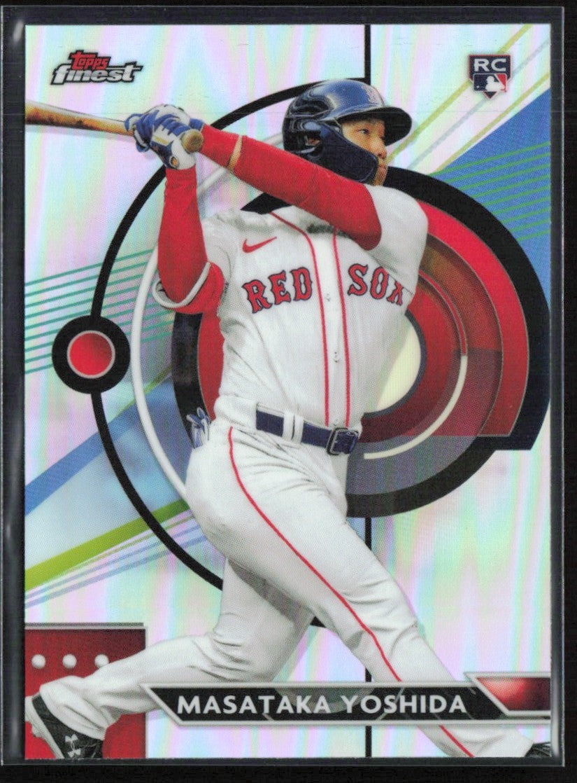 Masataka Yoshida 2023 Topps Finest Refractor RC #76 Boston Red Sox