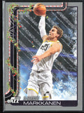 Lauri Markkanen 2025 Topps Holiday Silver Glitter #H101 Utah Jazz