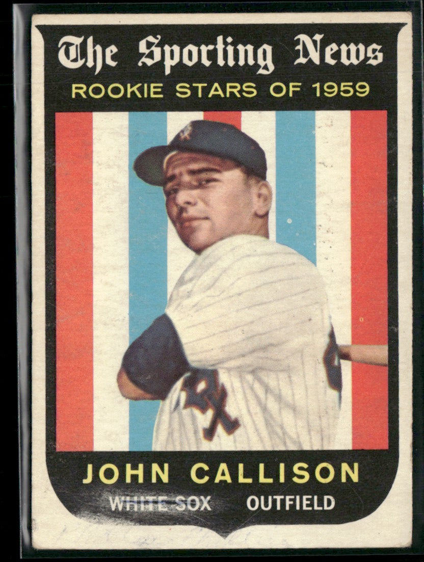 John Callison 1959 Topps RC #119 Chicago White Sox