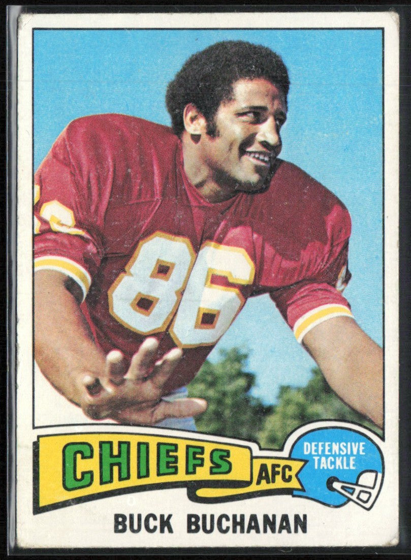 Buck Buchanan 1975 Topps #16 Kansas City Chiefs