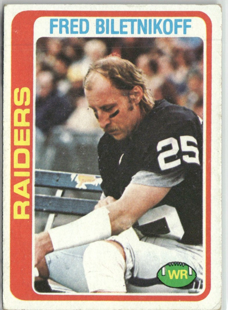 Fred Biletnikoff 1978 Topps #415 Oakland Raiders