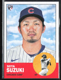 Seiya Suzuki 2022 Topps Archives 1963 Design RC #92 Chicago Cubs