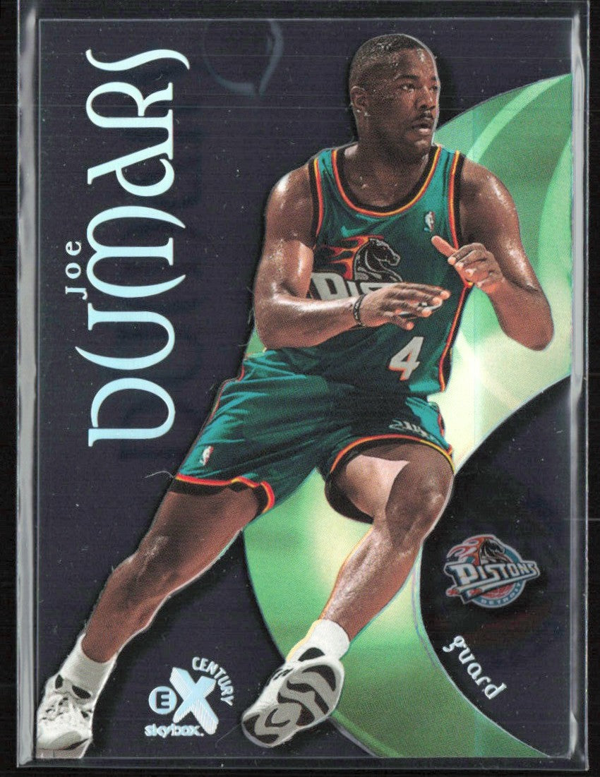 Joe Dumars 1999 SkyBox E-X Century #57 Detroit Pistons