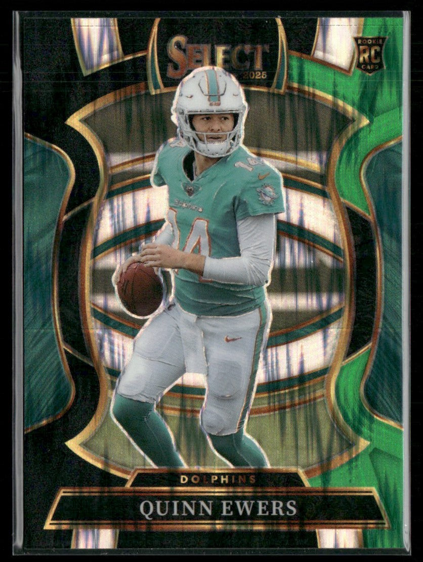 Quinn Ewers 2025 Panini Select Concourse Black & Green Shock RC #82