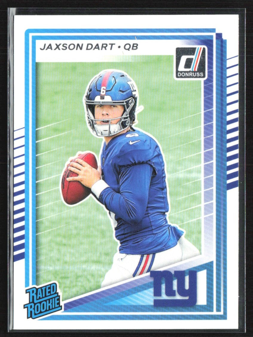 Jaxson Dart 2025 Donruss RC #400 New York Giants