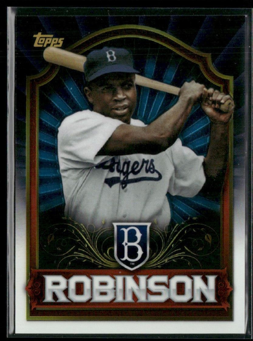 Jackie Robinson 2011 Topps Value Box Chrome Refractor #MBC2 Brooklyn Dodgers