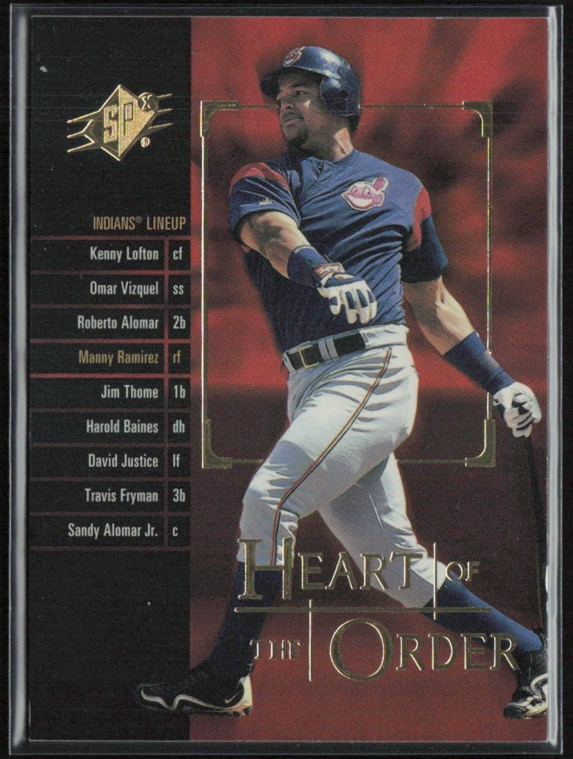 Manny Ramirez 2000 SPx Heart of the Order #H-5 Cleveland Indians