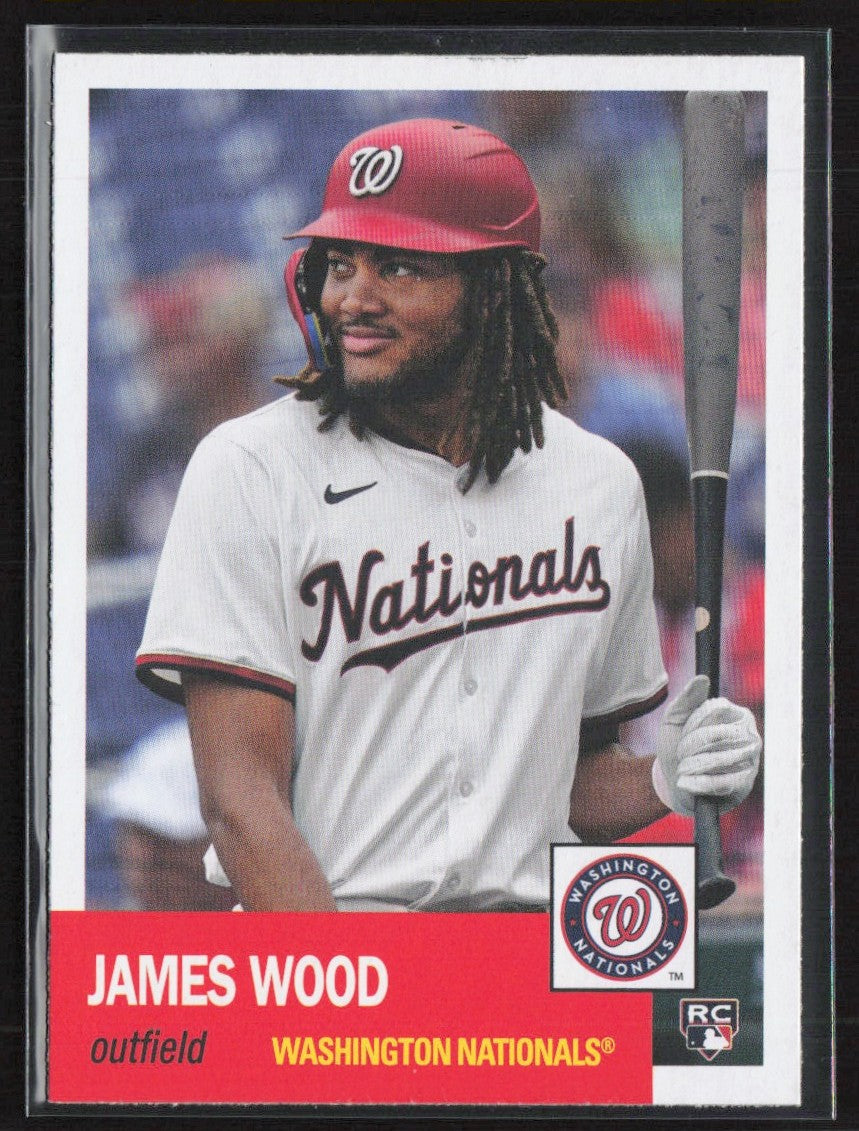 James Wood 2025 Topps Heritage 25th Anniversary RC #H25-2 Washington Nationals